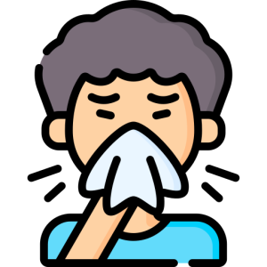 sneezing